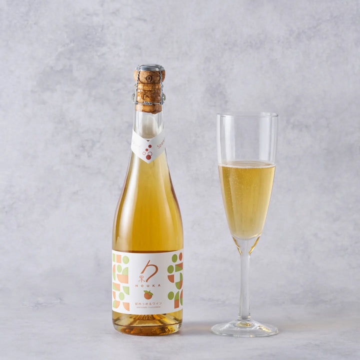 勹果(ほうか)紀州うめ&白ワイン スパークリング 375ml